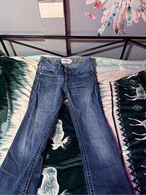 Women's Bootcut Jeans in Dark Blue